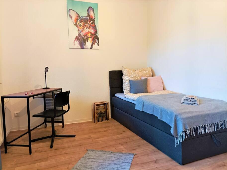 Modernes Apartment Mit Balkon มัคเดอบวร์ก ภายนอก รูปภาพ