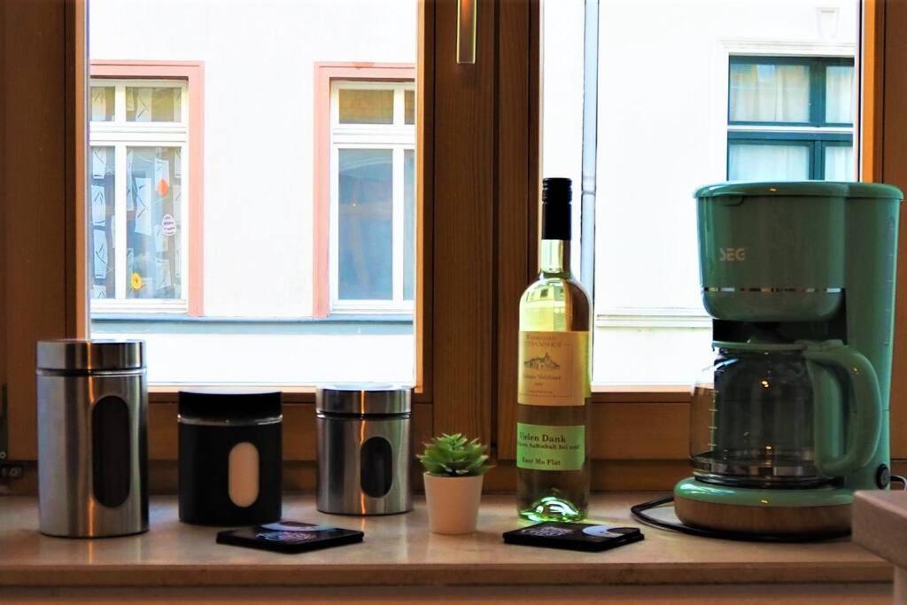 Modernes Apartment Mit Balkon มัคเดอบวร์ก ภายนอก รูปภาพ